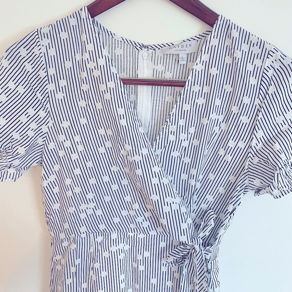 Dot and Stripe Midi Dress. Perfect condition. - Picture 2 of 4